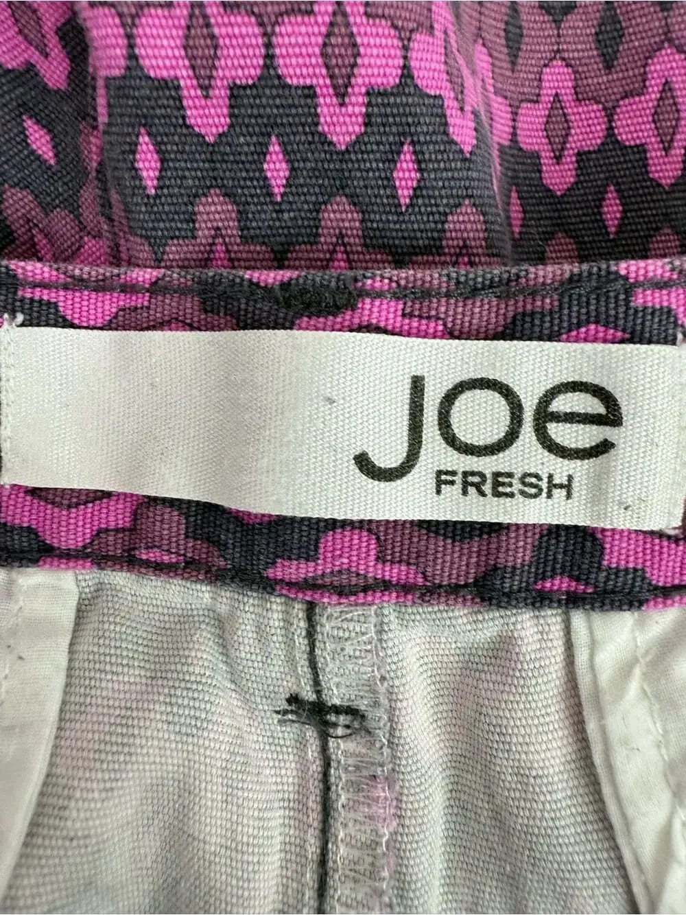 Joe fresh shorts Women's Pink purple Patterned Shorts